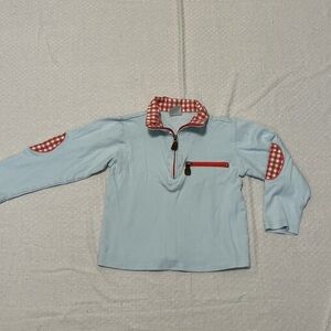 BELLA BLISS Light Blue Quarter Zip Sweater Top Kids size 5